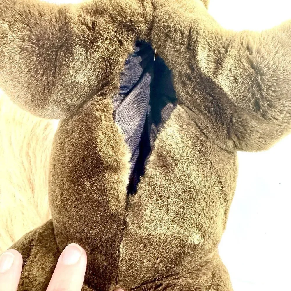 Folkmanis Horse Hand Puppet Plush 18” Brown Cream Mane‎ Retired